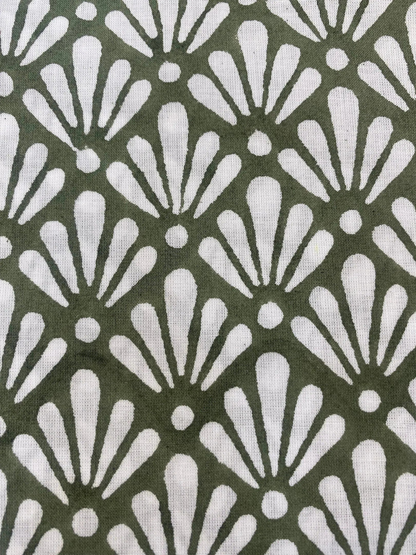 Serenix Indian Cotton Block Print Fabric