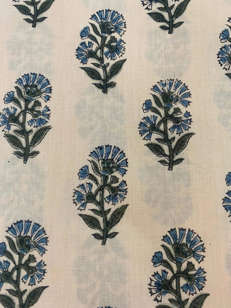 Draven Indian Cotton Block Print Fabric
