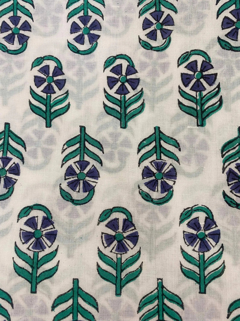 Laneth Indian Cotton Block Print Fabric