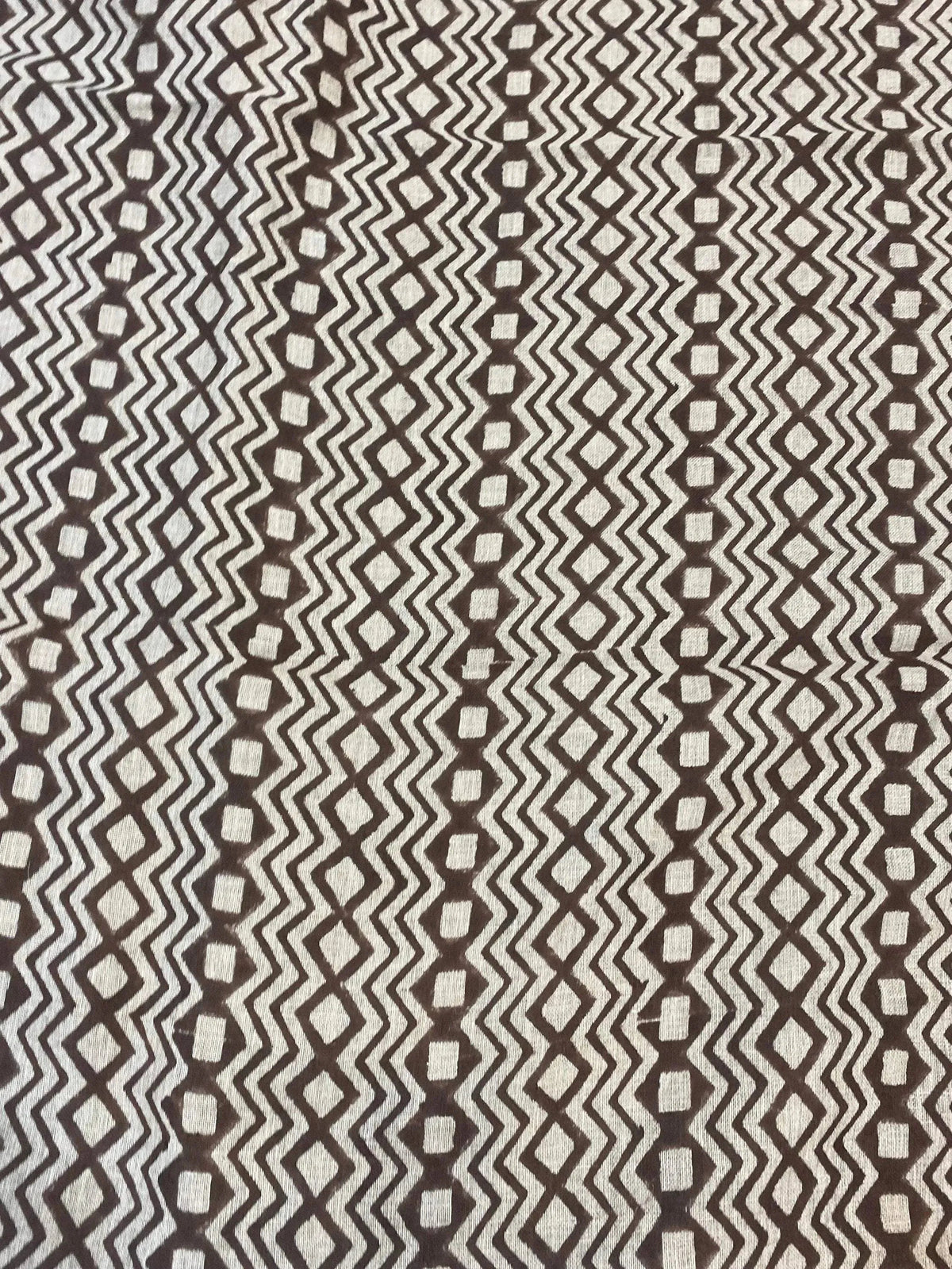 Gracelle Block Print Handloom Linen Fabric