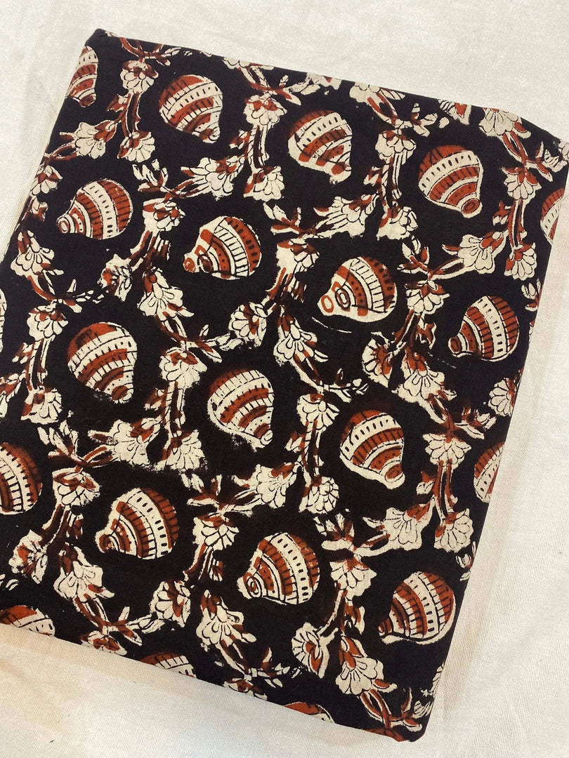Elwyn Indian Cotton Block Print Fabric