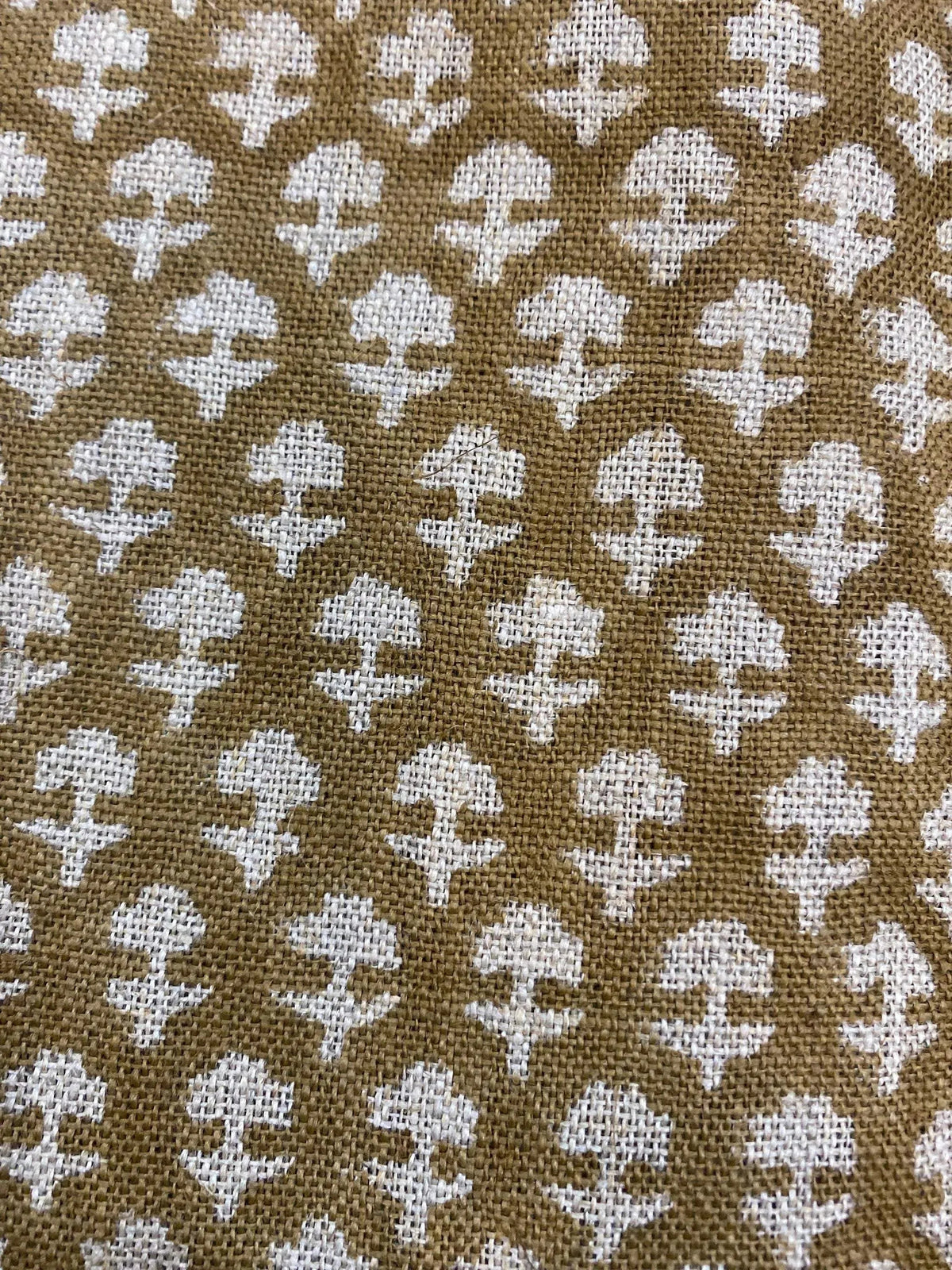 Jaina Kashish Block Print Handloom Linen Fabric