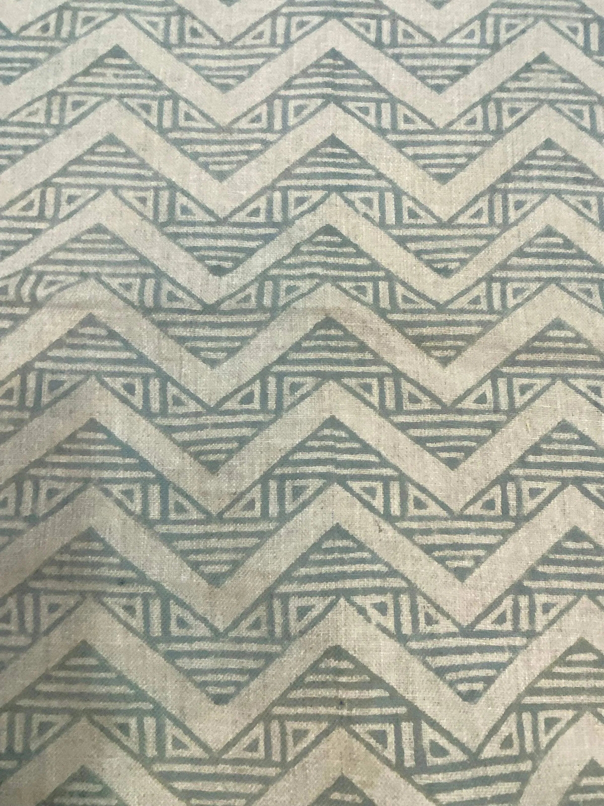 Zorlin Block Print Handloom Linen Fabric