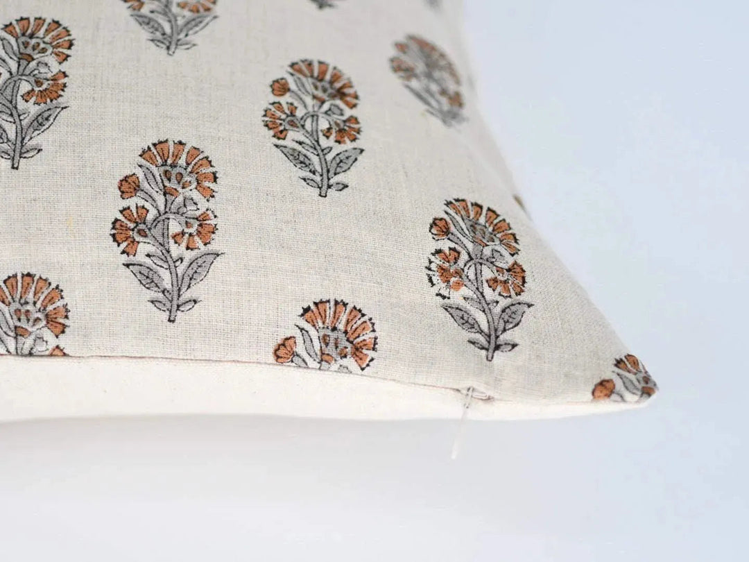 London Block Print Pillow Cover