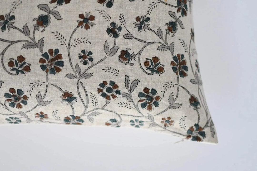 Lucia Block Print Pillow Cover