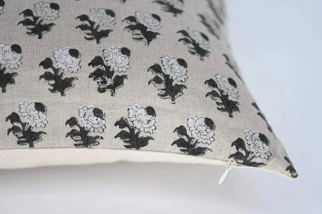Lara Block Print Pillow Cover