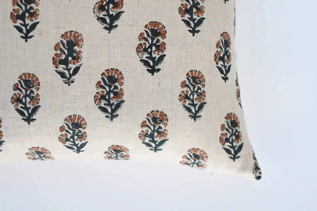 Josie Block Print Pillow Cover