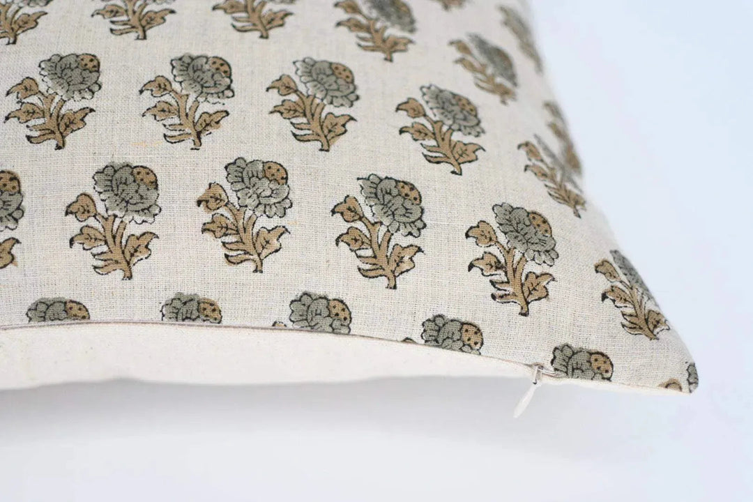 Julia Block Print Pillow Cover