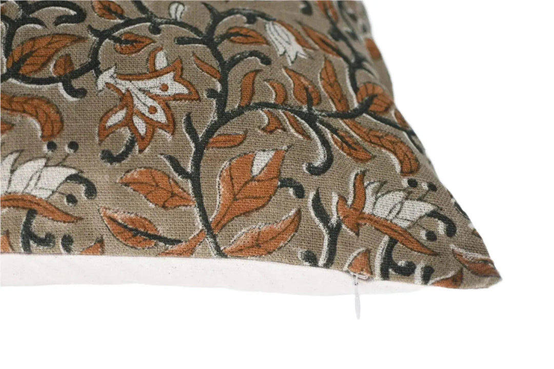Joanna Block Print Pillow Cover