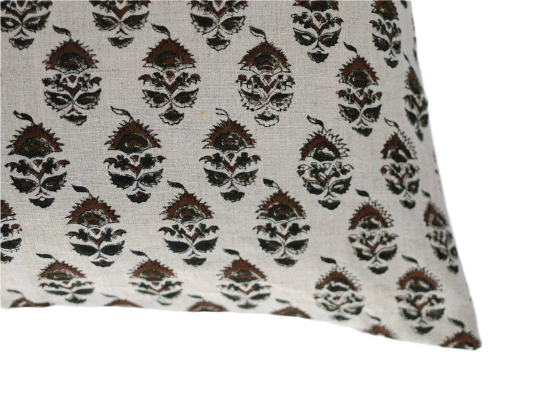 Jessa Block Print Pillow Cover