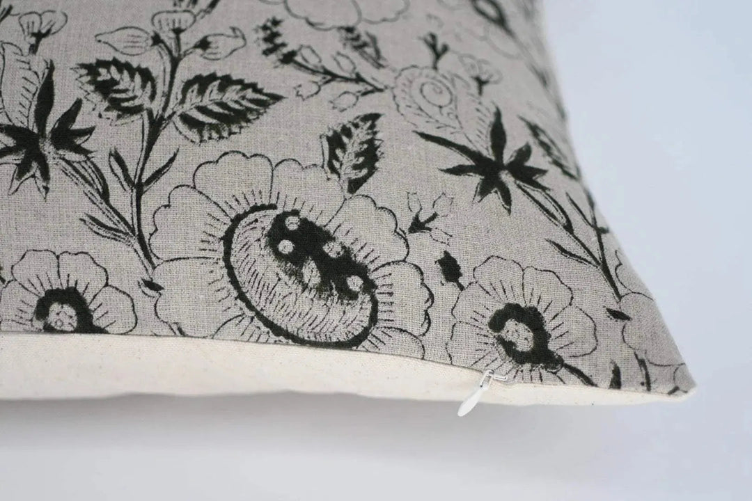 Laila Block Print Pillow Cover