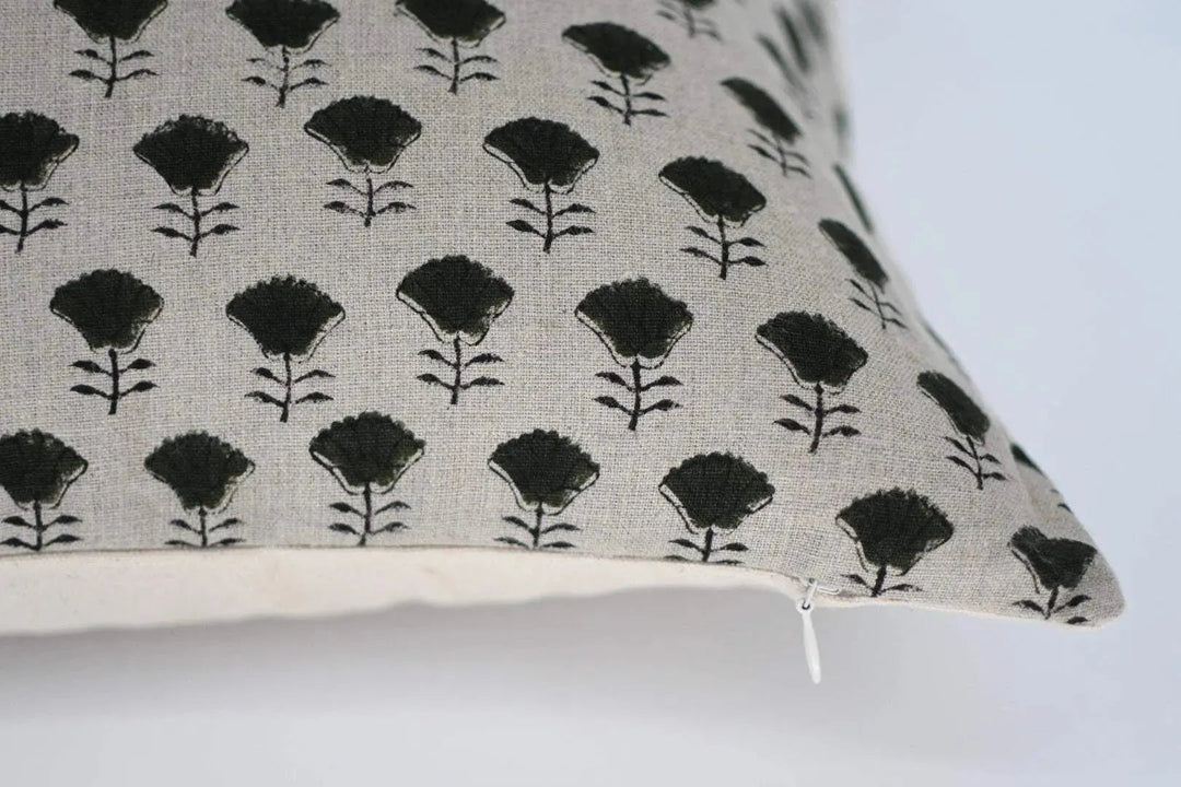 Kylie Block Print Pillow Cover