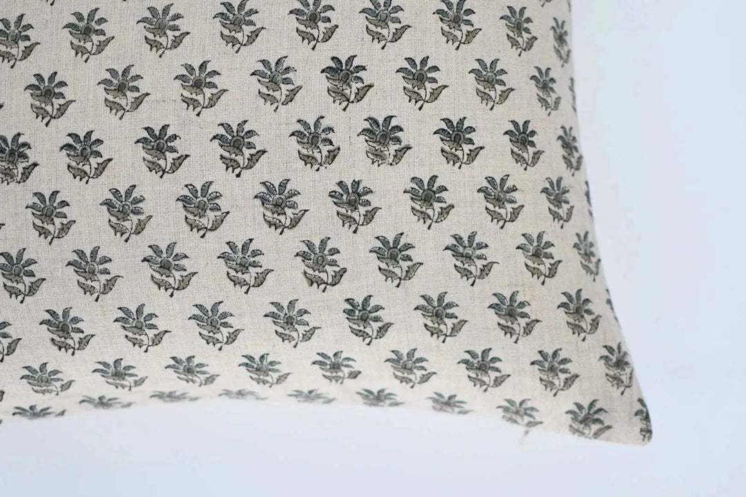 Kennedy Block Print Pillow Cover