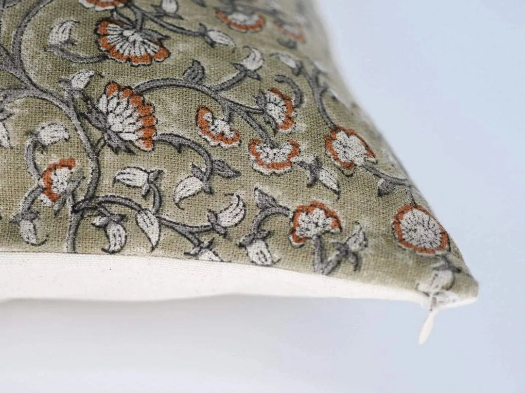 Lindsey Block Print Pillow Cover