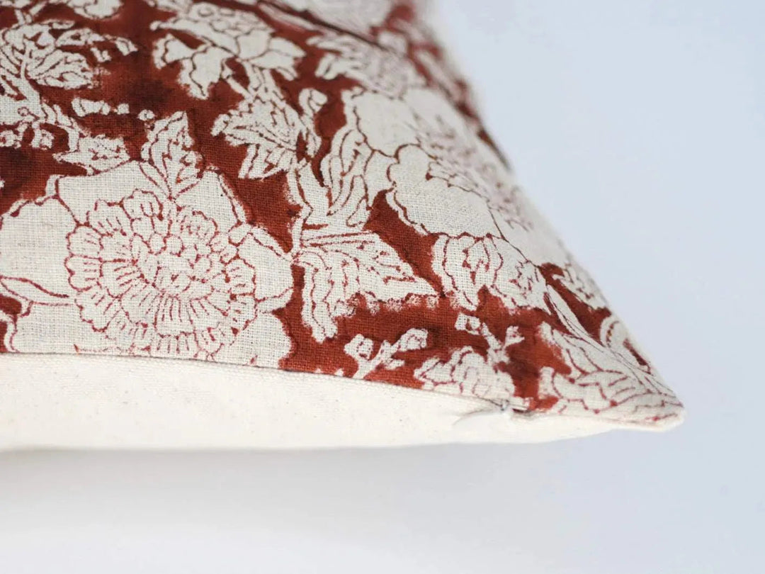 Mabel Block Print Pillow Cover