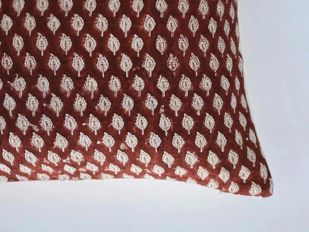 Lydia Block Print Pillow Cover