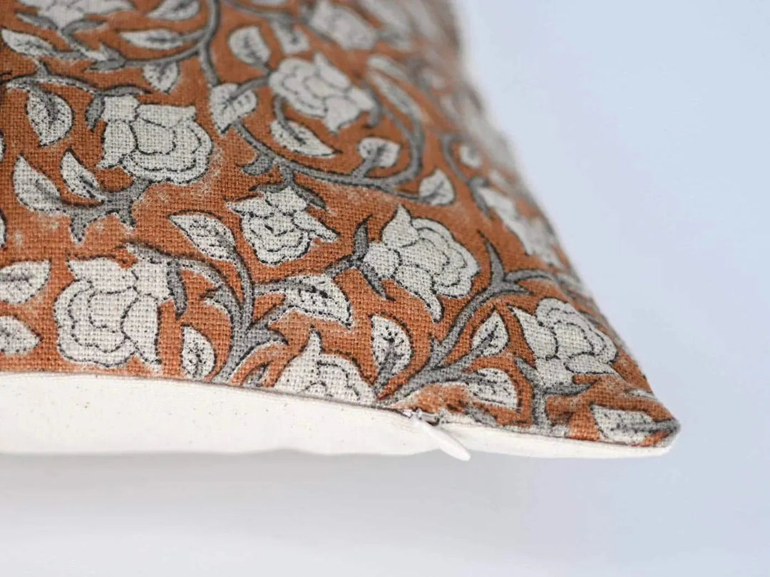 Lucy Block Print Pillow Cover