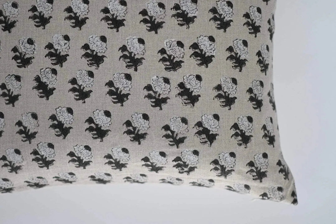 Lara Block Print Pillow Cover