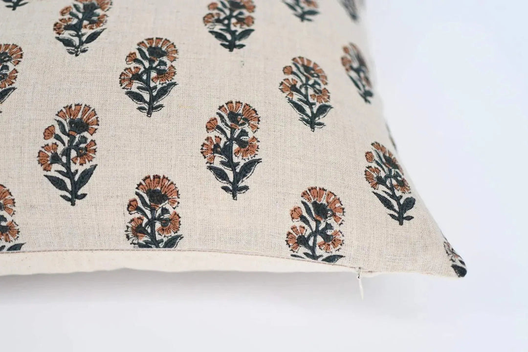 Josie Block Print Pillow Cover