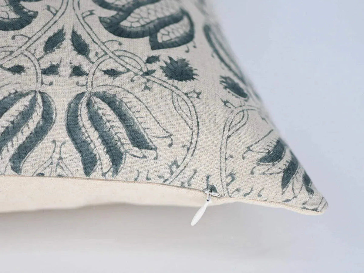 Beatrice Block Print Pillow Cover - Maple Village Lane