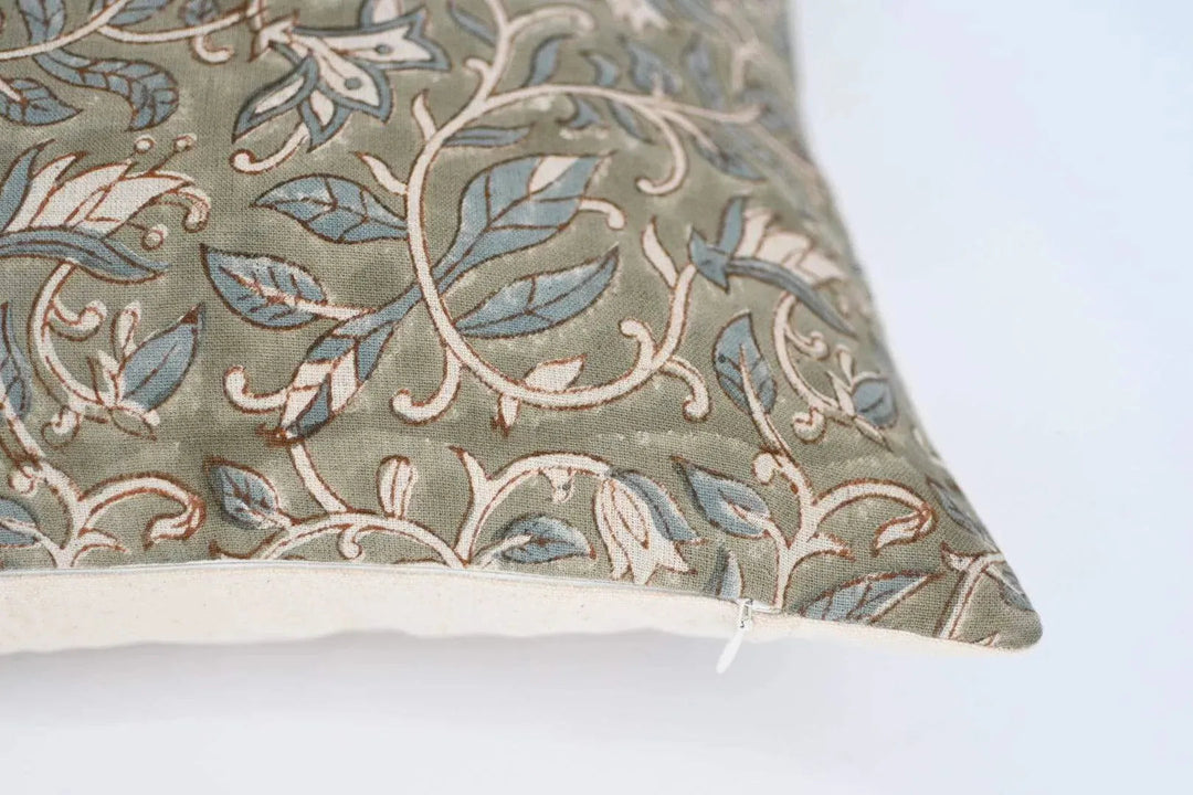 Juliet Block Print Pillow Cover