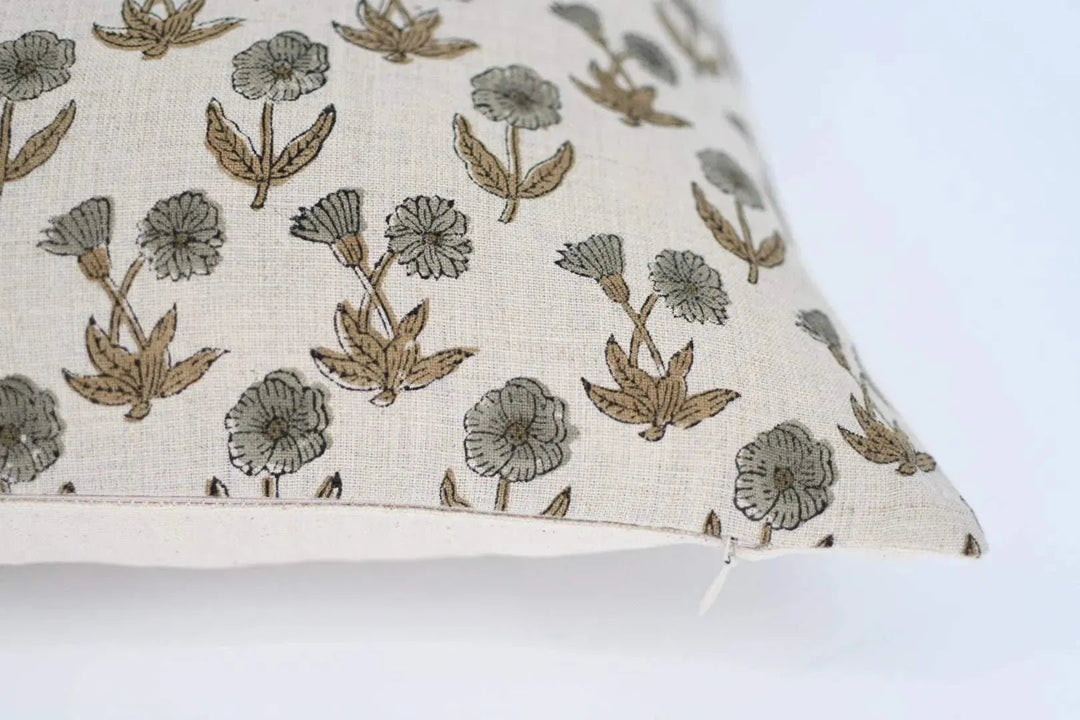 Juliana Block Print Pillow Cover