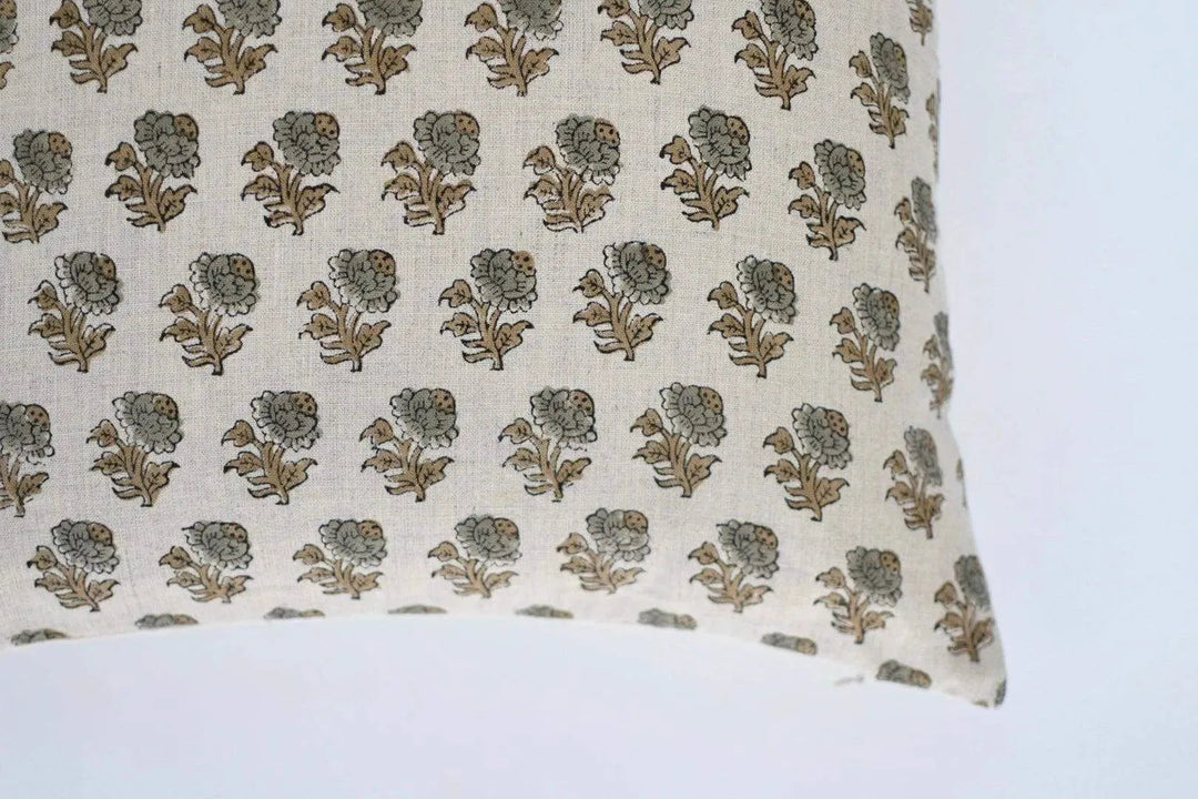 Julia Block Print Pillow Cover