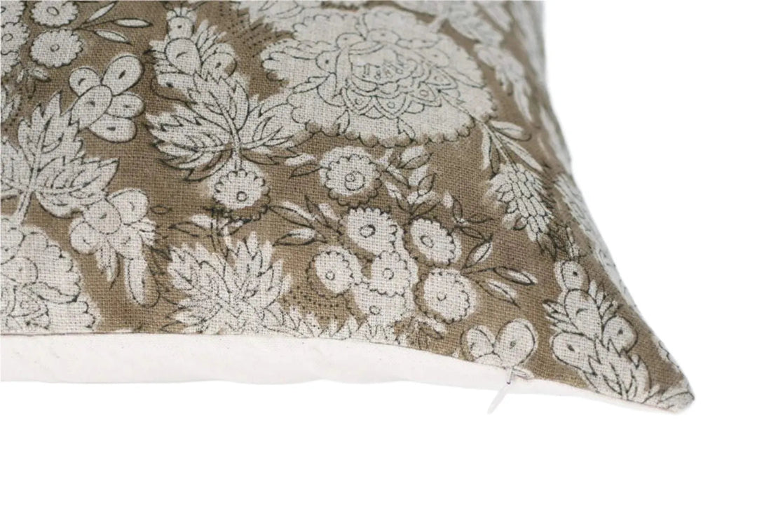 Joelle Block Print Pillow Cover