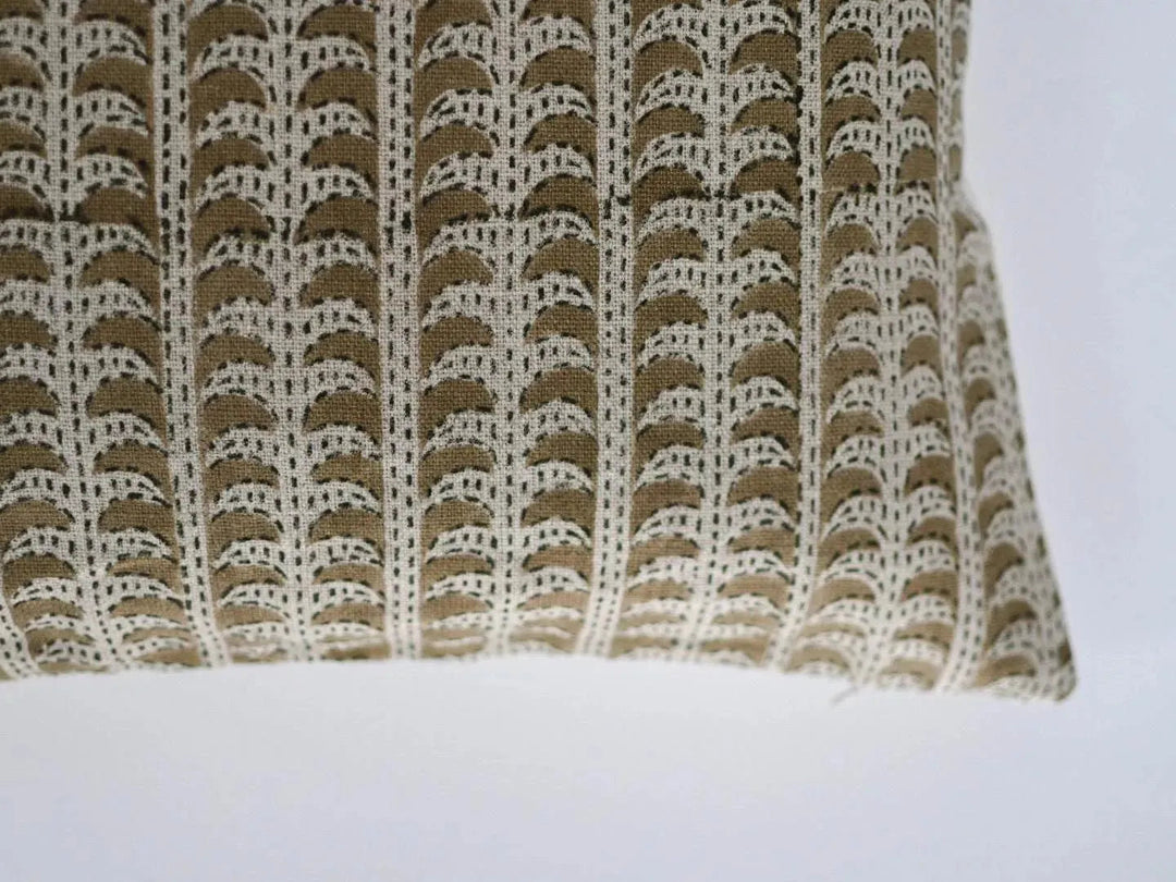 Maisie Block Print Pillow Cover