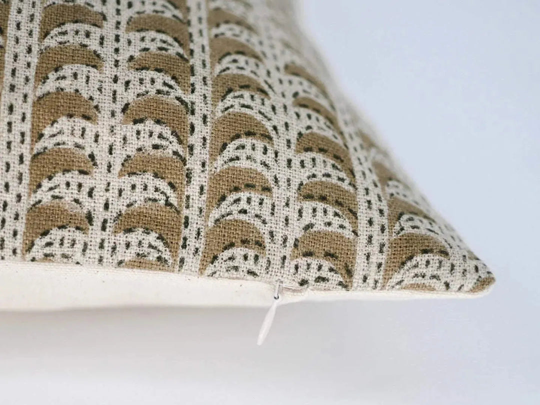 Maisie Block Print Pillow Cover