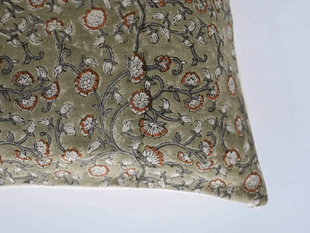 Lindsey Block Print Pillow Cover