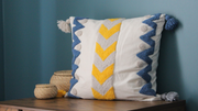 block print pillow covers