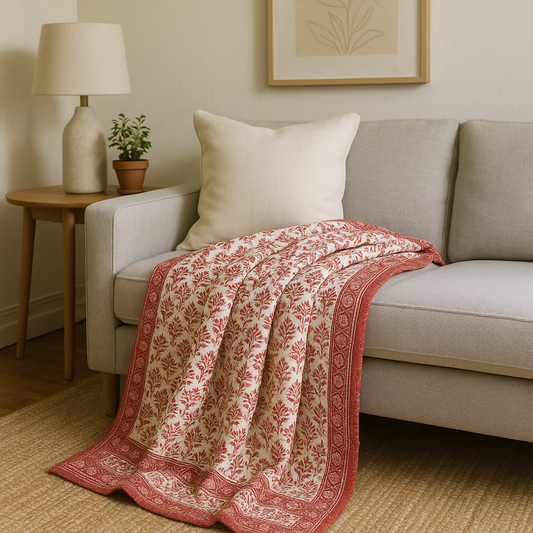 5 Creative Ways to Style a Hand-Printed Quilt in Your Home