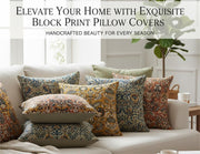 Block Print Pillow Covers