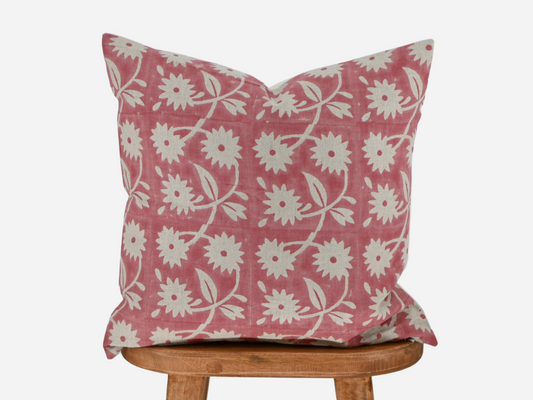 Annalise Berry Block Print Pillow Cover