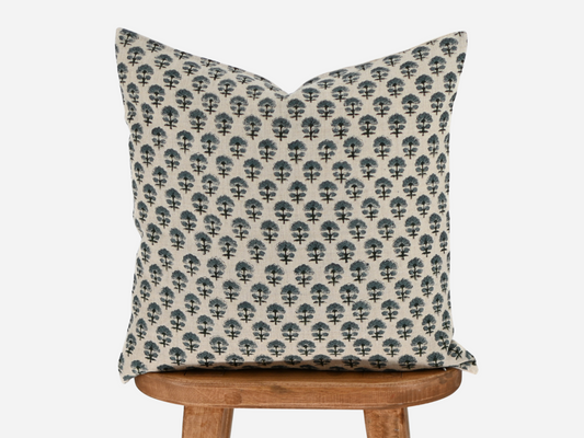 Cara Block Print Pillow Cover