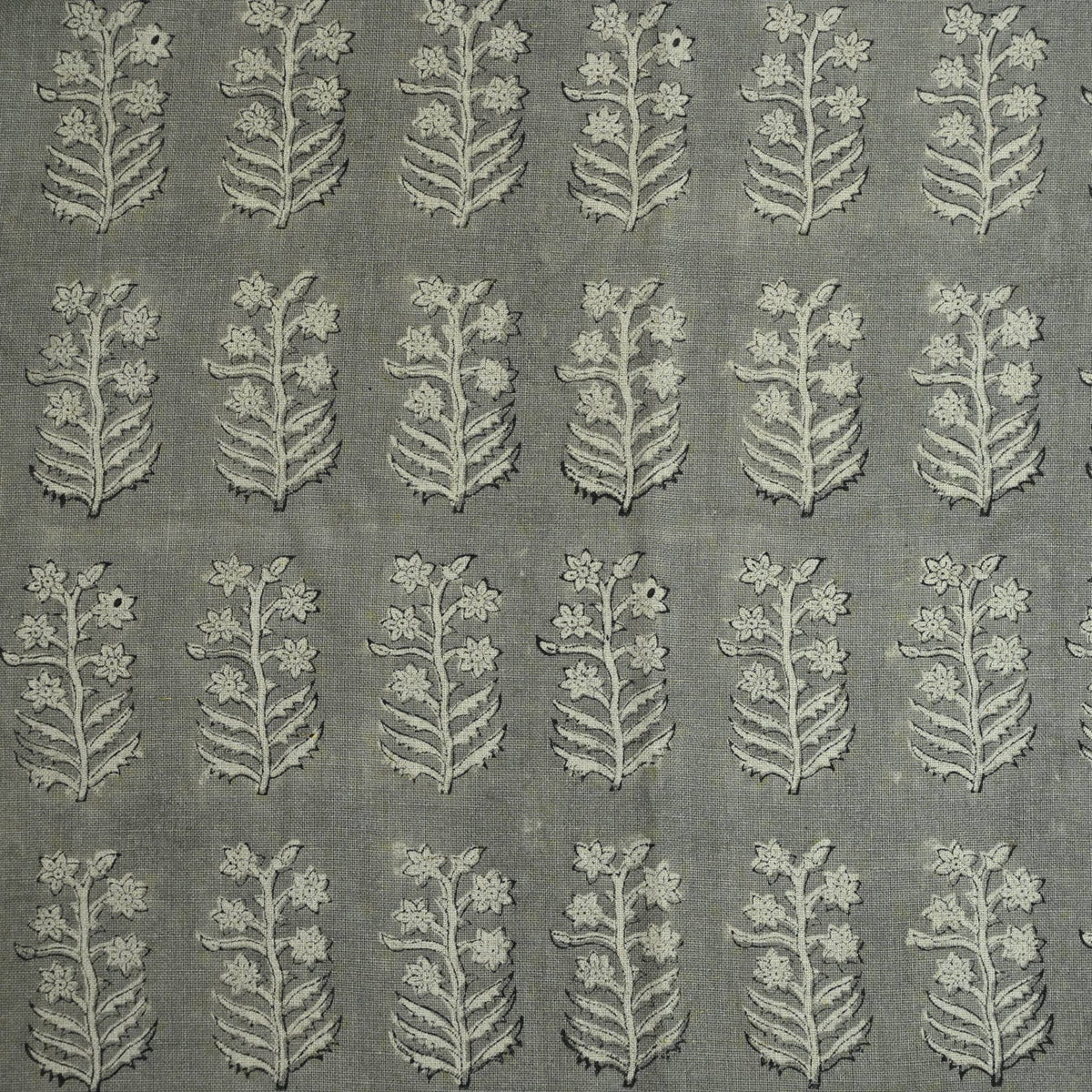 Georgina Botanical Hand Block Linen Fabric