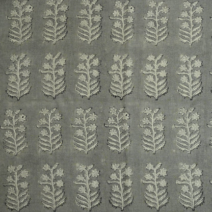 Georgina Botanical Hand Block Linen Fabric