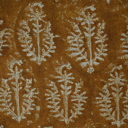 Trinity Botanical Linen Block Print Fabric