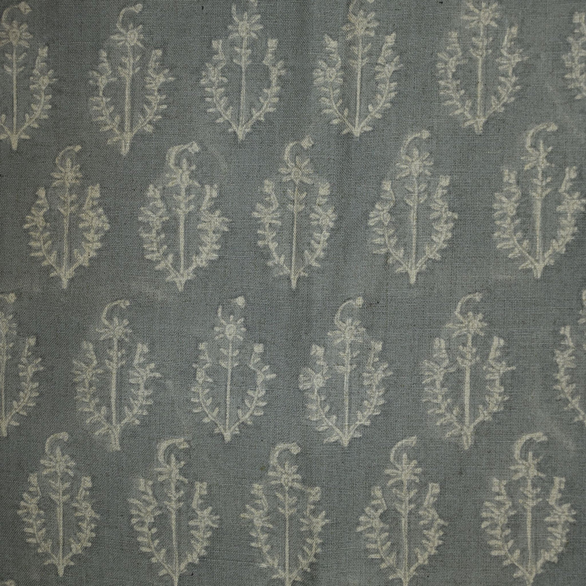 Trinity Botanical Linen Block Print Fabric