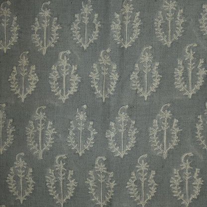 Trinity Botanical Linen Block Print Fabric