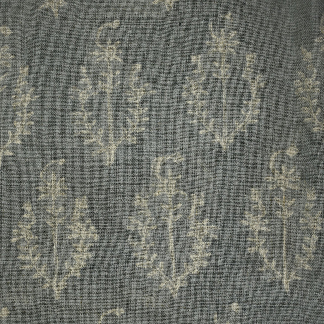 Artisan Block Print Linen Fabric -  18