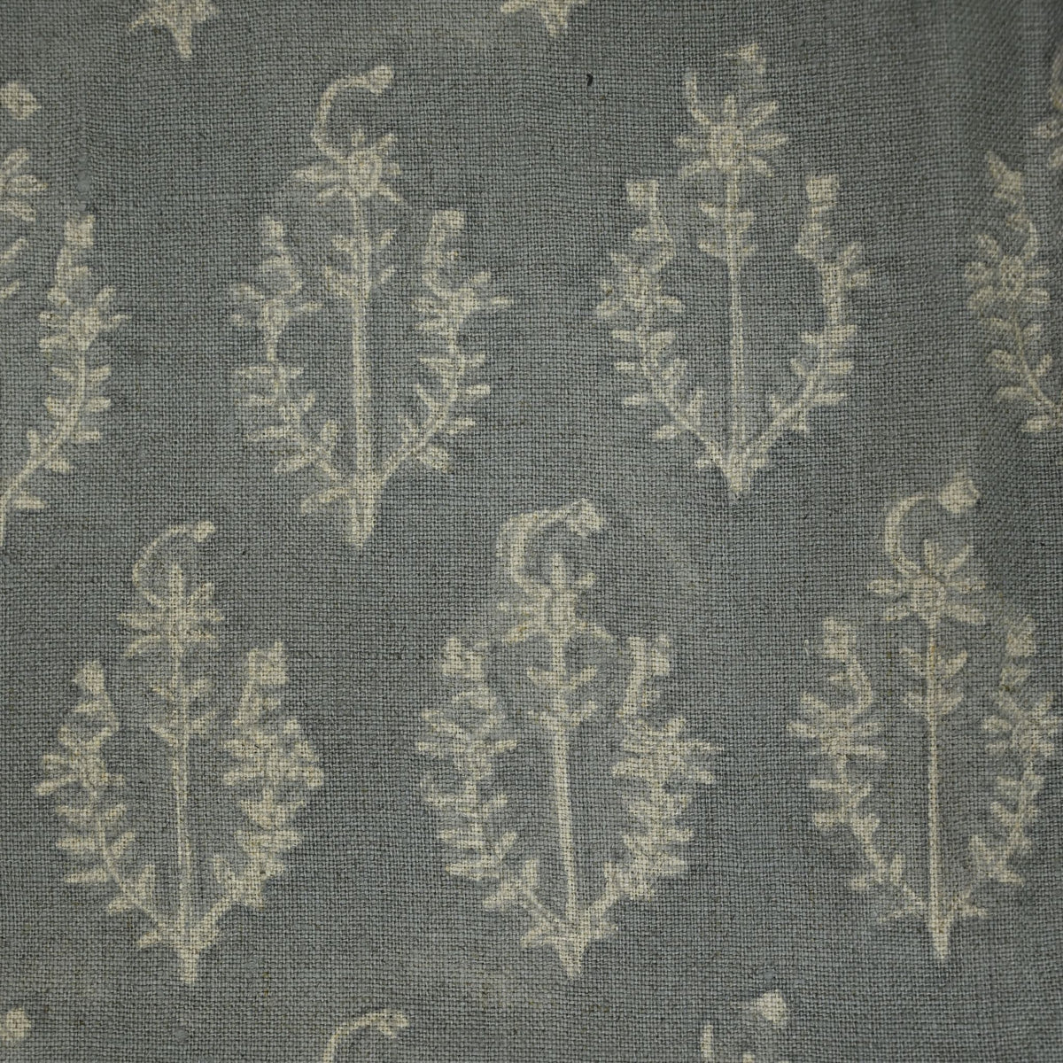 Trinity Botanical Linen Block Print Fabric