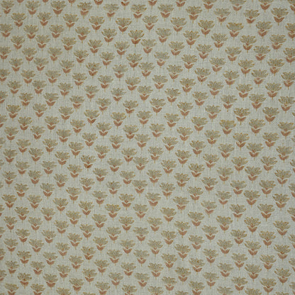 Destiny Floral Linen Block Print Fabric
