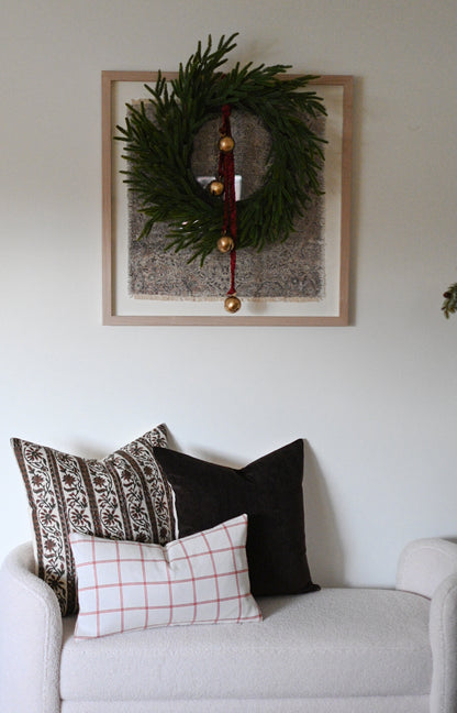 Kate Block Print Pillow Cover