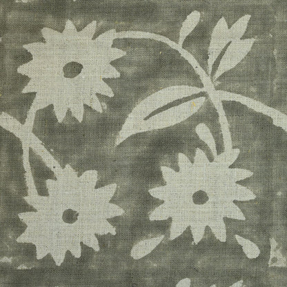 Annalise Floral Block Print Linen Fabric