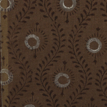 Niloc Botanical Linen Block Print Fabric