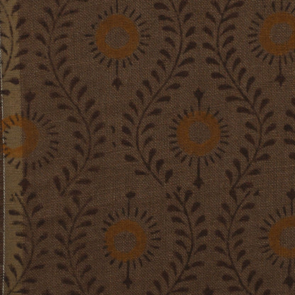 Niloc Botanical Linen Block Print Fabric