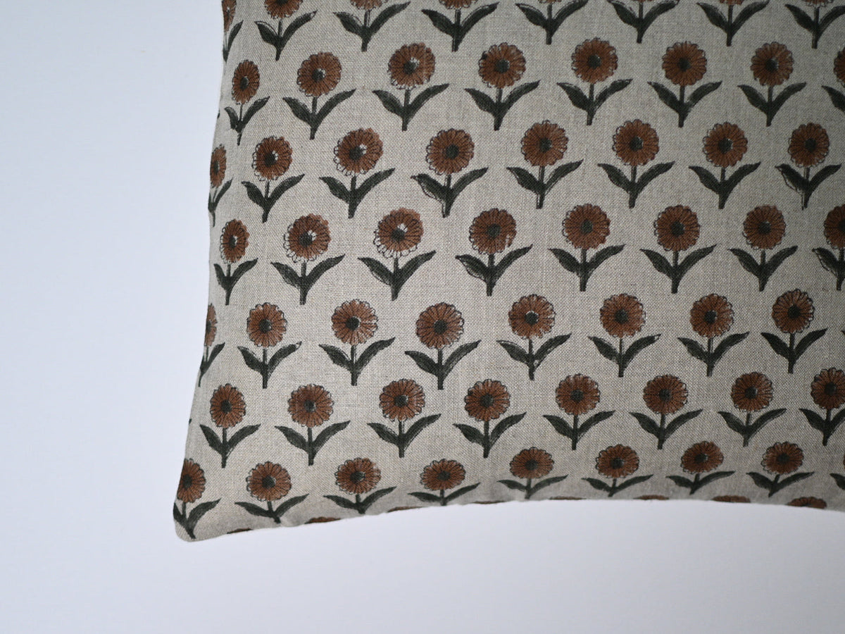 Bloom Warm Terracotta Pillow Cover