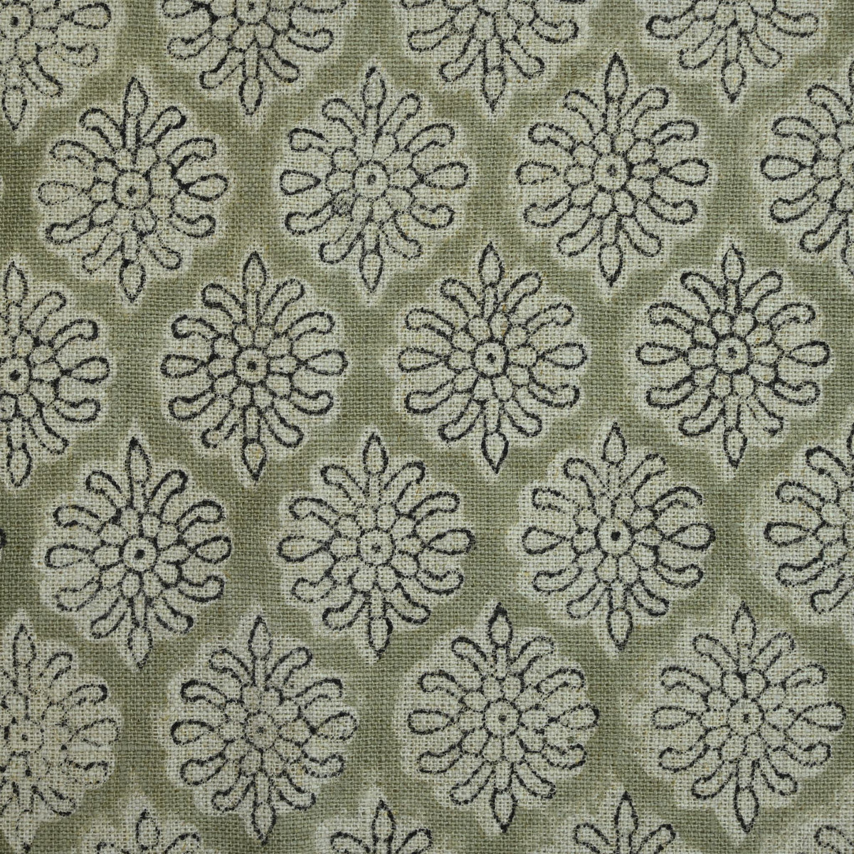 Casey Traditional Cotton Block Print Fabric